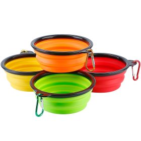 4Pcs Silicone Collapsible Dog Bowls BPA Free Travel Dog Bowl Foldable Bowl