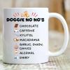 Dog Lover's Ceramic Mug with Toxic Food List - Perfect Gift for New Dog Owners, Reusable Coffee Cup for Animal
