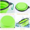 4Pcs Silicone Collapsible Dog Bowls BPA Free Travel Dog Bowl Foldable Bowl