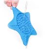 Pet supplies sea star pet suction cup licking pad pet dinner plate dog licking pad slow food bowl dog food bowl