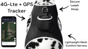 Portable Dog Tracking GPS GSM Locating Device Supports Geo-Fencing NIB Size:M