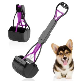 Portable Dog Pooper Scooper for All Surfaces, 23 Inch Long.