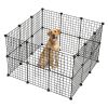 Pet Playpen, Small Animal Cage Indoor Portable Metal Wire Yard Fence for Small Animals, Guinea Pigs