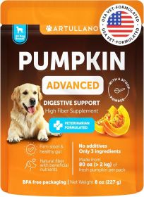 Pumpkin Powder for Dogs Digestive Support 8 OZ Fiber Supplement !