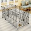 Pet Playpen, Small Animal Cage Indoor Portable Metal Wire Yard Fence for Small Animals, Guinea Pigs