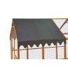 Outdoor Chicken Coop Enclosures 110" Large Kitten Playpen with Platforms,Upgrade Waterproof Cover