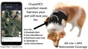 GPS Locator for Dogs with Perimeter Fence Realtime Pet Tracking System Size:XL