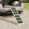 Dog Ramp Gray 47.2"x11.8" Solid Wood Fir