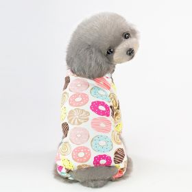 Pet Pajamas For Small & Medium Dogs; Cute Dog Pajamas Jumpsuit; Pet Apparel; pet clothing (Color: banana, size: S)