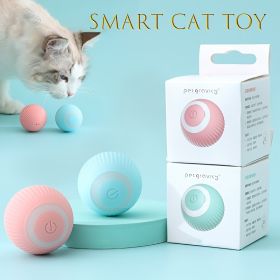 Smart Pet Toys For Dog & Cat; Automatic Rolling Ball Electric Cat Toys; Interactive Cat Ball Toys;  dog toys (Color: Blue (1.69in))