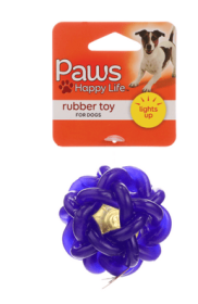 Paws Happy Life Rubber Toy For Dogs (flex19210WD: Paws Happy Life Rubber)