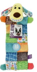 Multipet Smiling Loofa Mat Plush Dog Toy, 12 inches Long, 13 Squeakers (473081352225: Multipet Smiling Loofa Mat Plush Dog Toy,)