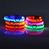 Glow-In-The-Dark Pet Collar For Dog ; LED Dog Collar For Night Walking; USB charging